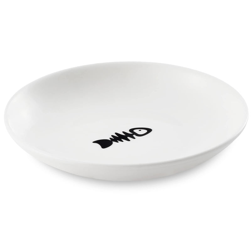 Peppapet Ceramic Cat Food Plates: Cat Wet Food Bowls/Whisker Fatigue Cat Dishes & Shallow Bowls for Kittens and Small Animals - BeesActive Australia