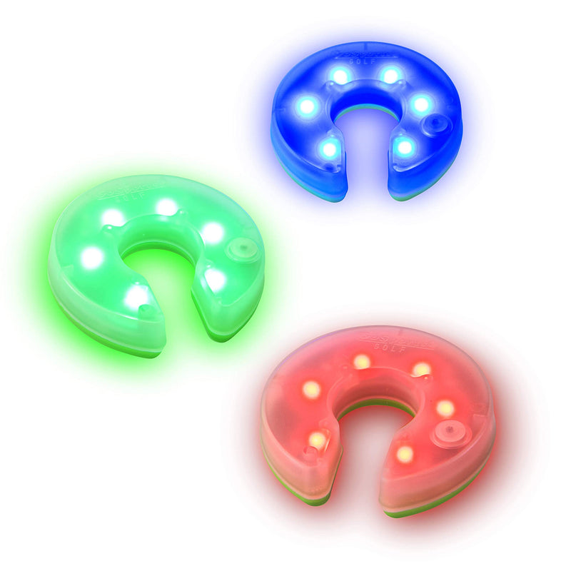 GoSports Light Up Golf Hole Lights 3 Pack - Great for Low Light Golf Play, Putting Practice, Chipping Practice and More, Multi color - BeesActive Australia