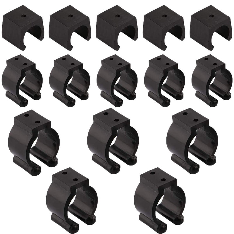 YXCX 15 Pcs Billiards Snooker Clip Billiards Snooker Cue Locating Clip Holder,Fishing Rod Clips Billiards Cue Clips Pool Cue Holder(5Pcs Big Size,5Pcs Medium Size,5Pcs Small Size) - BeesActive Australia