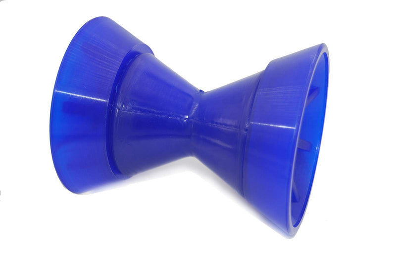 COLOFULWAY 3" Boat Trailer Bow Bell Roller Assembly with 1/2" Shaft fits 3" Bracket, Poly Blue - BeesActive Australia