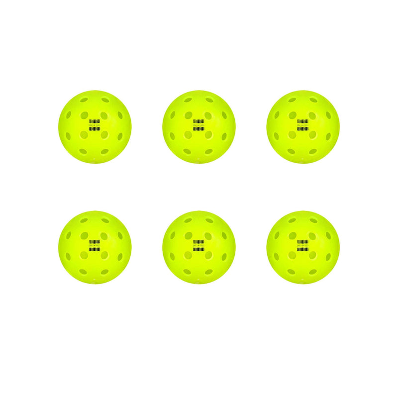Glow in The Dark Pickleballs, 6 Pack Pickleballs, Shadow-Ball Pickleball Outdoor Balls, USAPA Standard Pickle Balls - BeesActive Australia