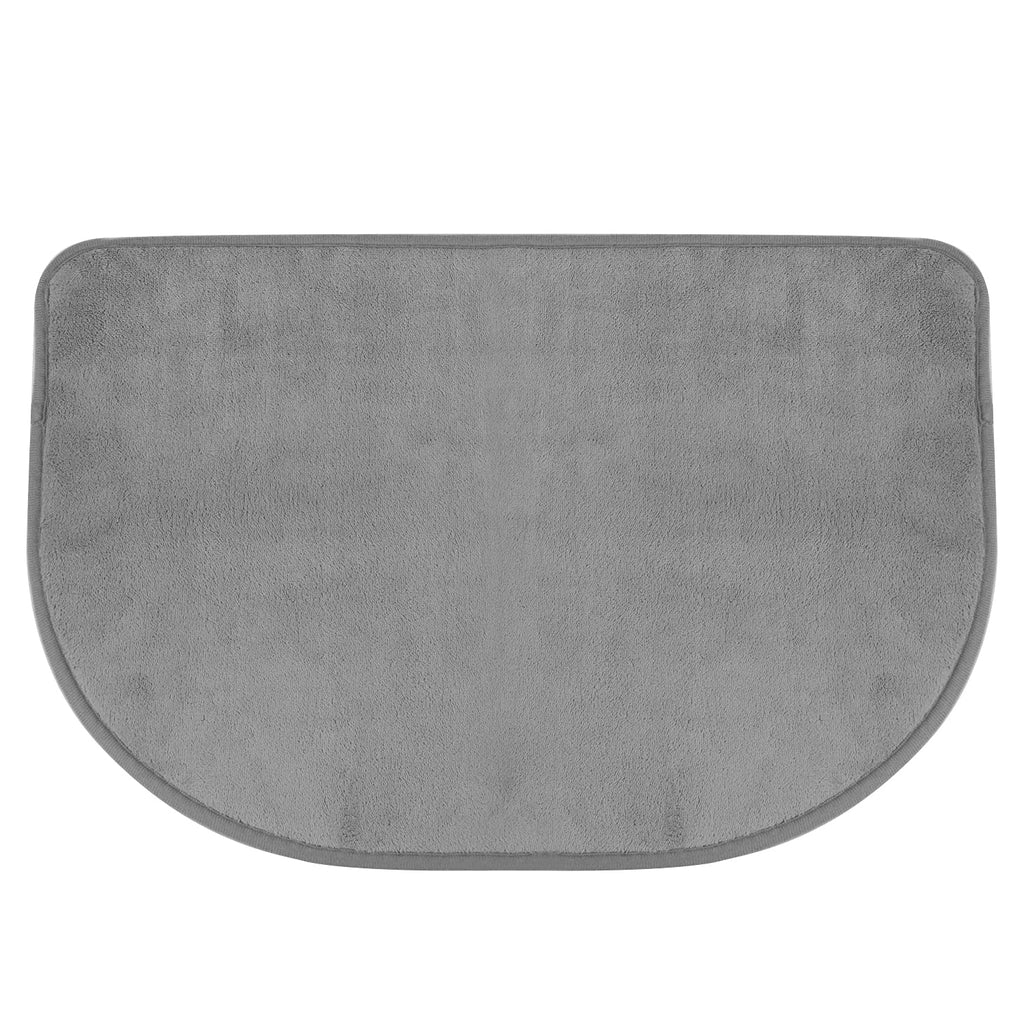 SUNLAND Dog Food Mat Ultra Water Absorbent Pet Feeding Mat Non-Slip Pet Bowl Mat for Dogs and Cats Light Grey - BeesActive Australia