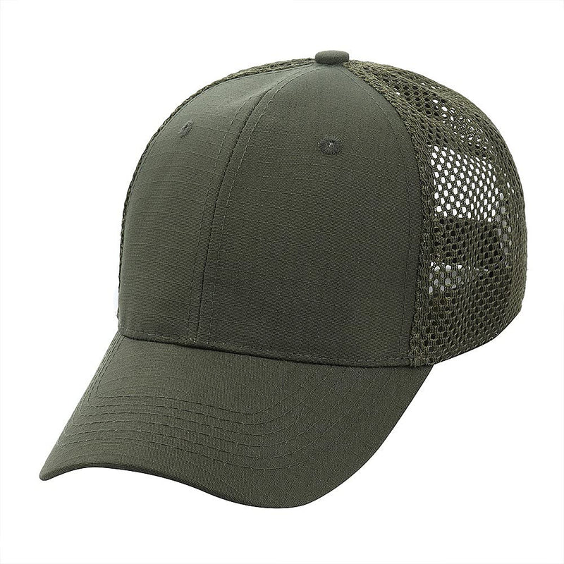 M-Tac Tactical Baseball Cap - Adjustable Military Workout Ball Cap, Ripstop Mesh Hats for Men and Women Army Olive Medium - BeesActive Australia