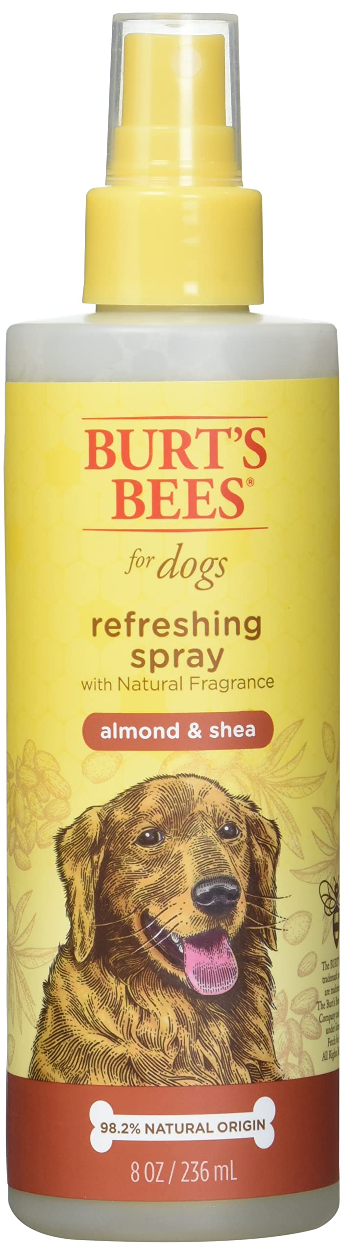 Burt's Bees for Dogs Almond & Shea Dog Grooming Supplies - Dog Shampoo and Conditioner, Dog Deodorant Spray - Natural Dog Shampoo & Conditioner for Pets, Dog Refreshing Spray - Made in The USA Refreshing Spray - 8 oz - BeesActive Australia