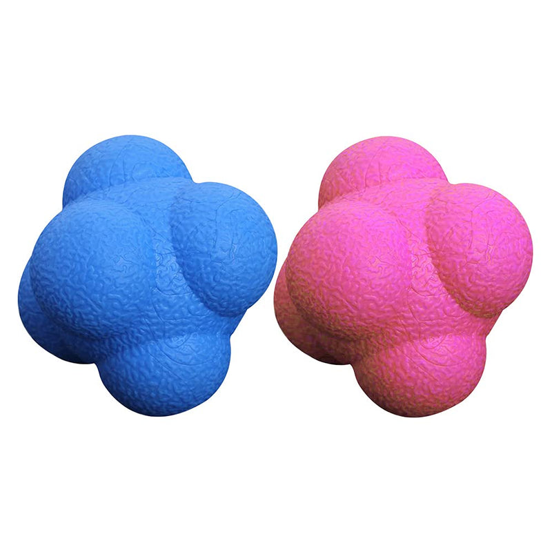Reaction Ball,Hexagonal Agility Ball for Towards Training Improvement of Hand-Eyereaction and Agility Coordination Reflex Exercise Sports,Can Improve The Concentration of Teenagers and Adults(2 Pcs) - BeesActive Australia