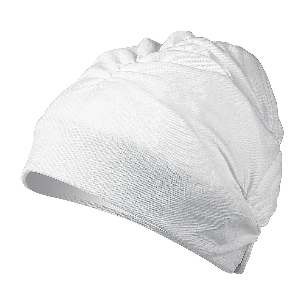 Aqua Sphere Aqua Comfort Adult Swim Cap, White - Ultra-Lightweight, Adjustable, UV Protection, OSFM, SA1350909 - BeesActive Australia