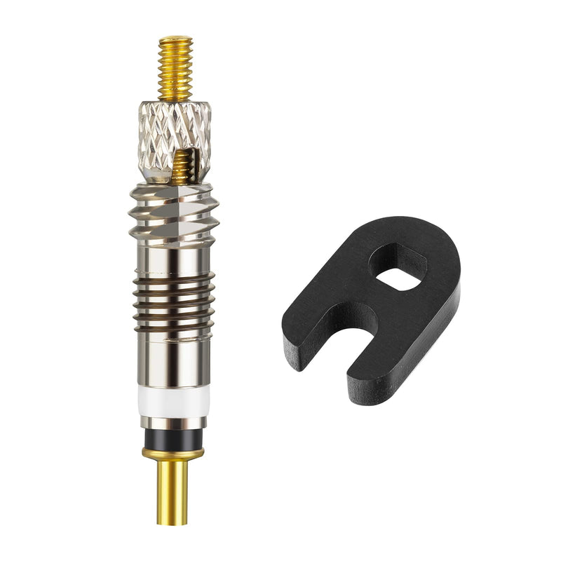HZJD 12PCS Presta Valve Core, Valve Core Remover Tool, Universal for Road Bike, Mountain Bicycles, Screw-On, Easy to Operation - BeesActive Australia