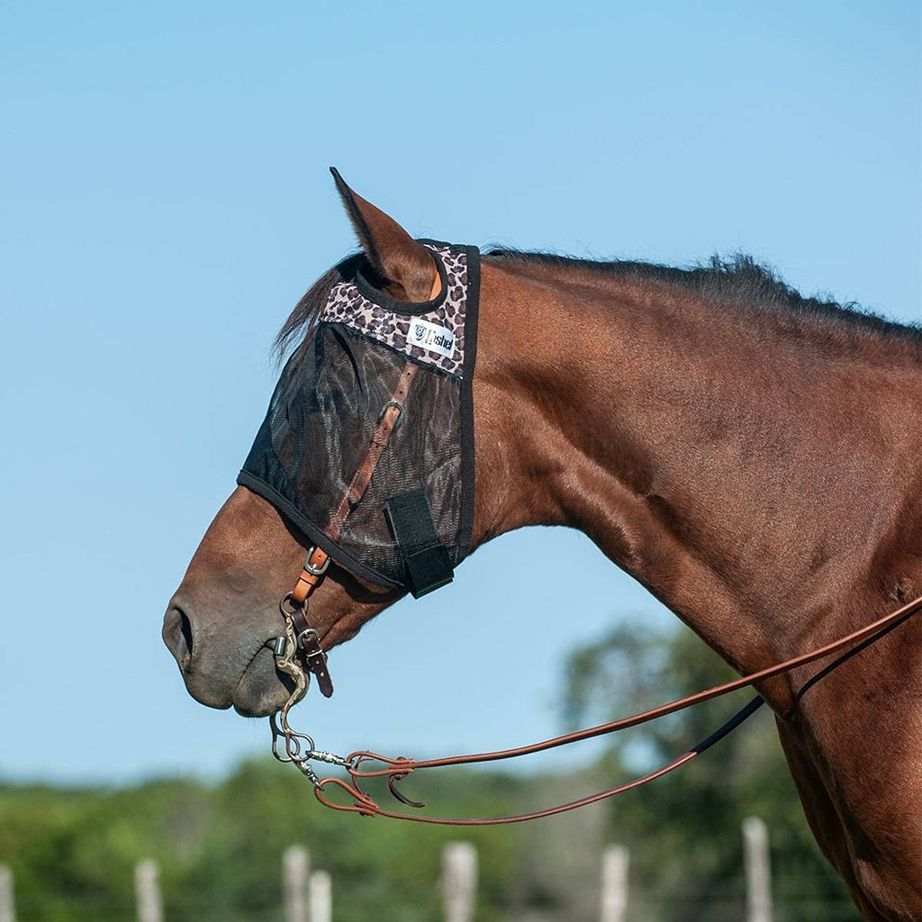 Equibrand QRHS Quiet Ride Fly Mask-Horse - BeesActive Australia