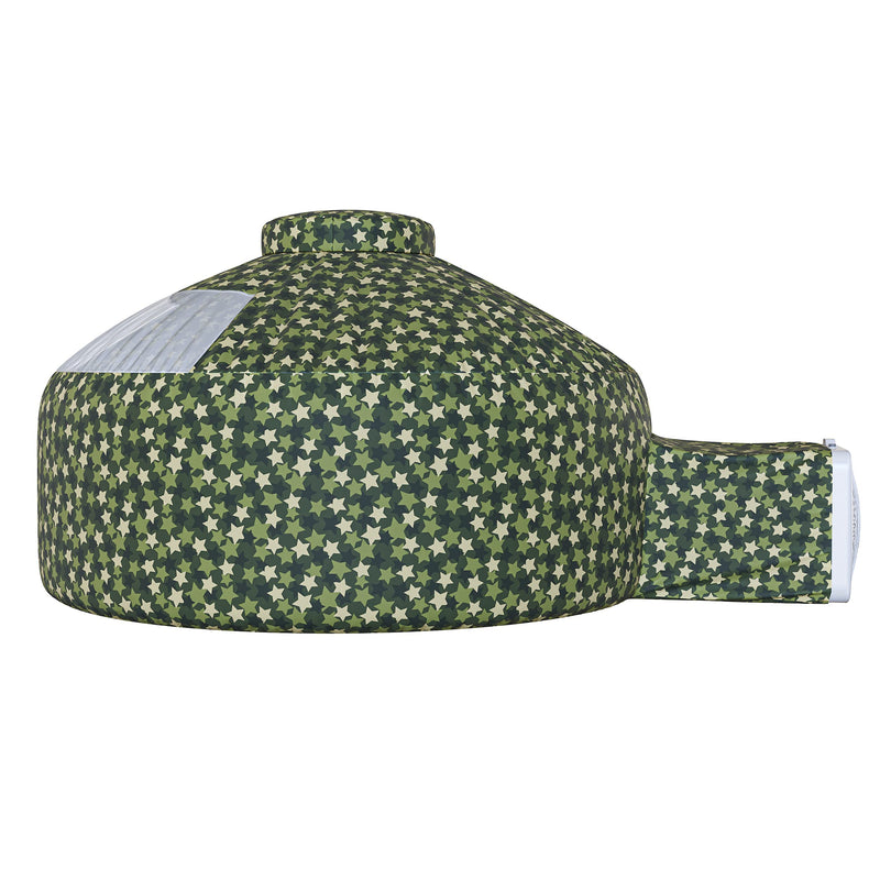 Skywin Air Tent Fort Playhouse for Kids - Inflatable Kids Fort Sets Up and Stores Away in Seconds (Fan NOT Included) (Camo) - BeesActive Australia