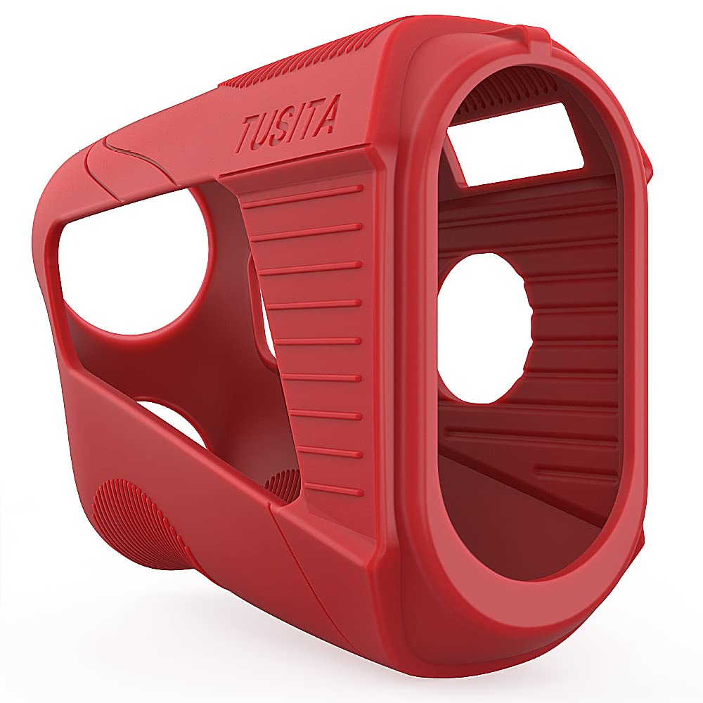 TUSITA Replacement Case Compatible with Bushnell Tour V5 Slope Shift - Silicone Protective Cover - Golf Laser Rangefinder Accessories Red - BeesActive Australia