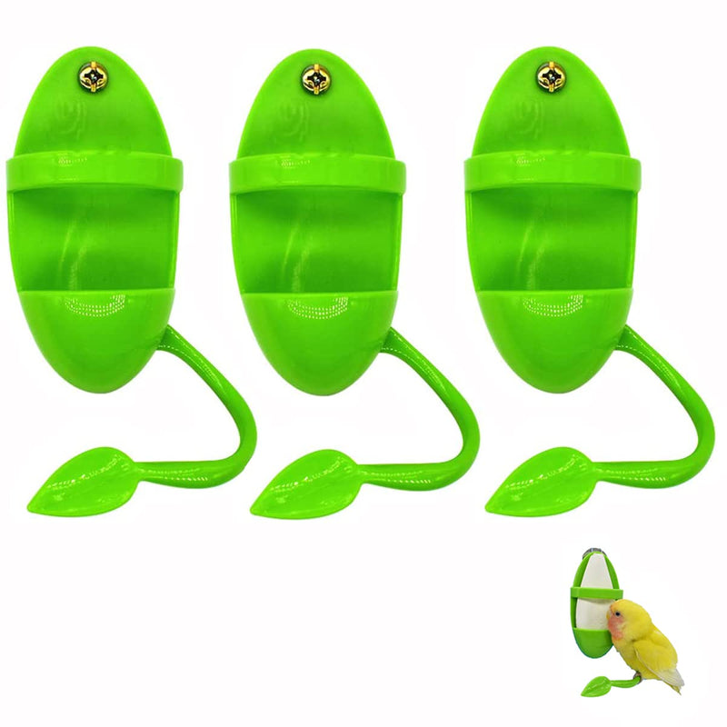 Plastic Bird Feeding Holder for Cuttlebone on Cage Parrot Cage Stands Parrots Feeder Perches ,3 Pieces - BeesActive Australia