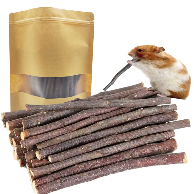 Natural Apple Sticks Small Animals Molar Wood Treats Toys Chinchilla Guinea Pig Hamster Rabbit Gerbil Parrot Bunny and Small Animals Chew Stick Toys Treats Apple Sticks 10oz - BeesActive Australia