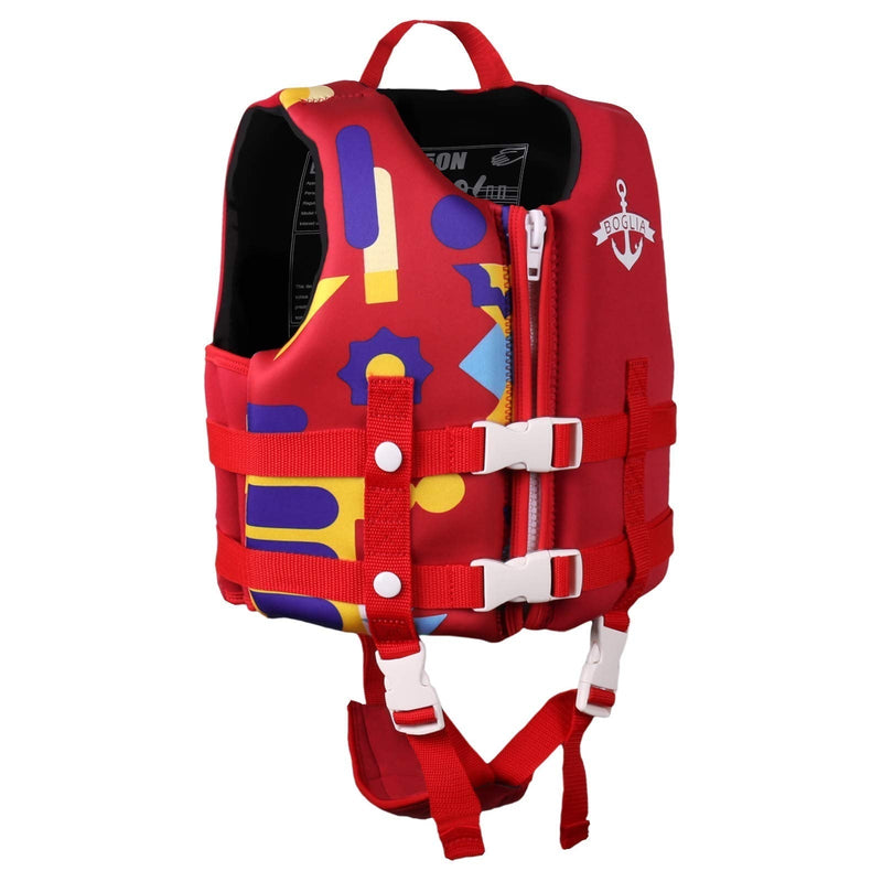Boglia Kids Swim Vest Toddler Life Jacket Infant Life Vest Pool Float with Adjustable Safety Strap,Floaties for Age 1-9 Years/22-50Lbs Large Red - BeesActive Australia