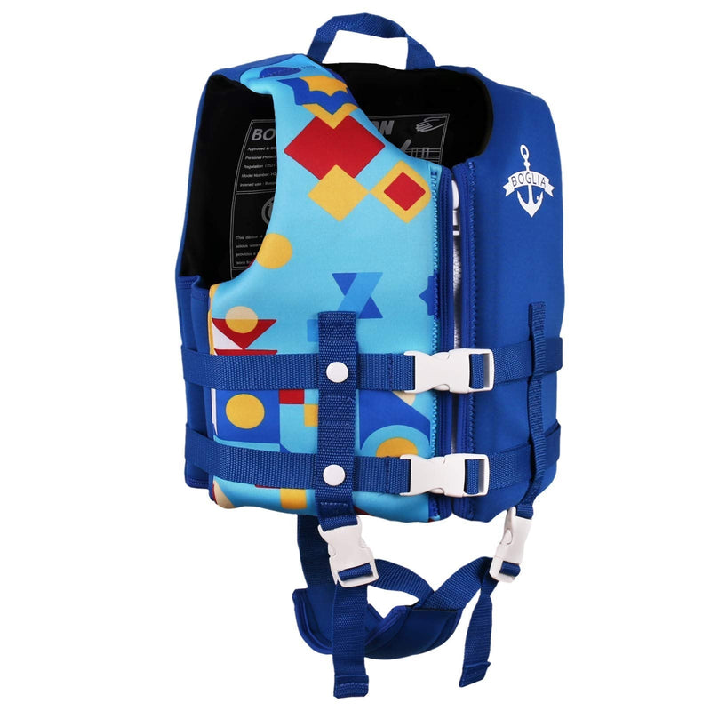Boglia Kids Swim Vest Toddler Life Jacket Infant Life Vest Pool Float with Adjustable Safety Strap,Floaties for Age 1-9 Years/22-50Lbs Small Blue - BeesActive Australia