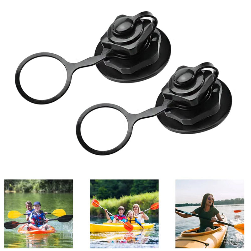 BUZIFU 2Pcs Air Valve 16mm Boston Inflatable Valve Replacement Universal Spiral Boat Air Valve, One-way Inflation Replacement Boston Screw Valve for Inflatable Rubber Dinghy Kayak Boat Airbeds - BeesActive Australia