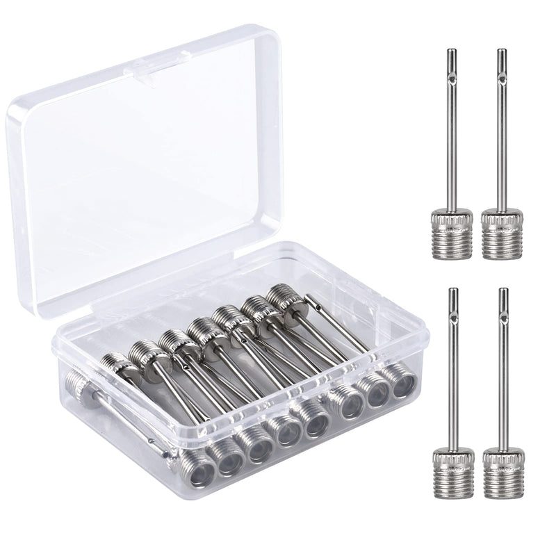 MoTrust Stainless Steel Air Pump Needle,Premium Inflation Needles,Pump Needle for Football, Basketball, Soccer, Volleyball or Rugby Balls with Portable Storage Box-16PACK - BeesActive Australia
