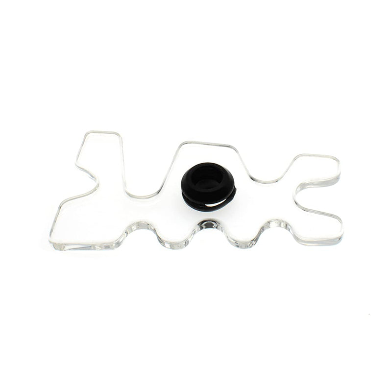HAJXZH Clear Plastic Moosehead Pool Billiard Cue Bridge Head Pool Stick Holder Snooker/Nine Ball Club Billiard/Pool Cue Accessory 1 Pack - BeesActive Australia