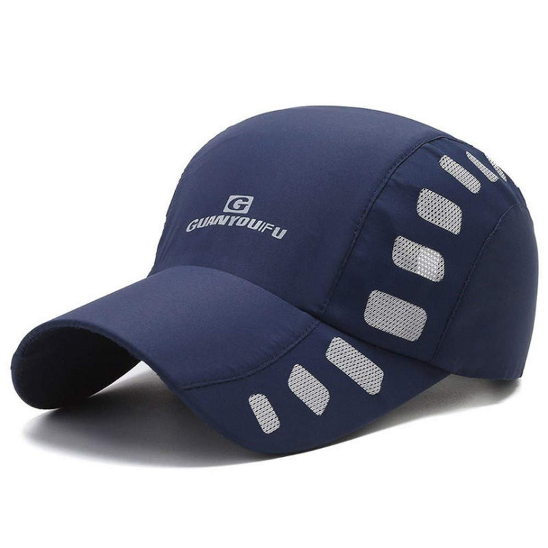 CLAPE Breathable Outdoor UV Protection Cap Lightweight Quick Drying Summer Sports Sun Caps Cp23-navy - BeesActive Australia
