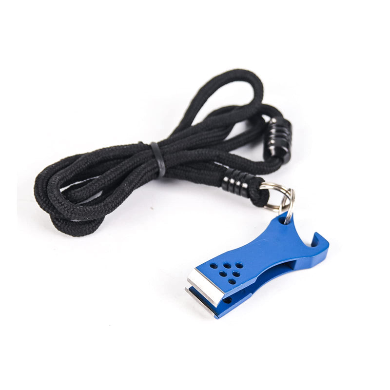 M MAXIMUMCATCH Maxcatch Fly Fishing Nippers Line Cutter Clipper Tools with Hook Eye Cleaner and Bottle Opener Blue (with lanyard) - BeesActive Australia