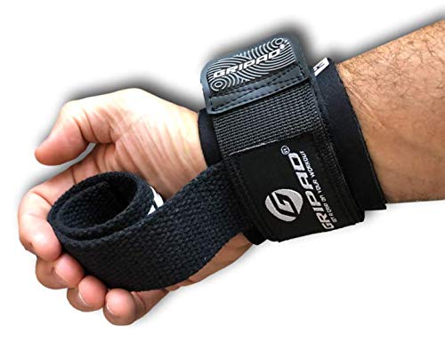 Gripad Weight Lifting Straps with Wrist Support - Wrist Straps for Weightlifting - Superior Deadlift Straps and Workout Wrist Wraps for Deadlifting in Gym - Ideal Lift Straps for Powerlifting - BeesActive Australia