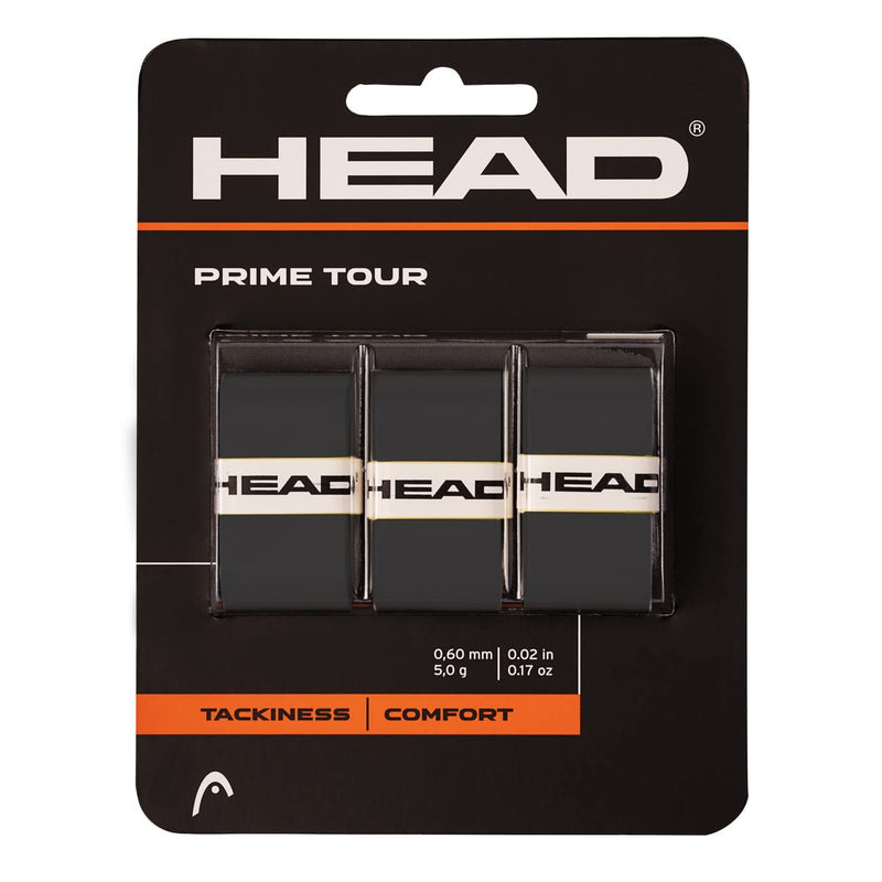 HEAD Prime Tour Overgrip Black - BeesActive Australia
