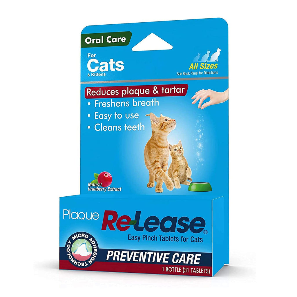 Ramard Plaque Re-Lease for Cats - Cat Breath Freshener - Teeth Cleaner for Fresh Breath - Mouth Freshener Cat Dental Treat Solution - Pet Health Supplies - Infection & Tooth Plaque Remover - BeesActive Australia