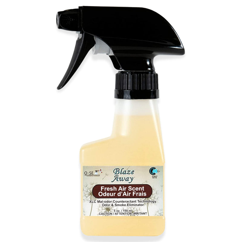 Blaze Away Commercial Air Freshener / Odor Eliminator & Smoke Neutralizer Spray - Professional Odor Removal - Cleans Strong Odors on a Molecular Level - Long Lasting Scent - 5oz Sprayer Fresh Air 5 Ounce (Pack of 1) - BeesActive Australia