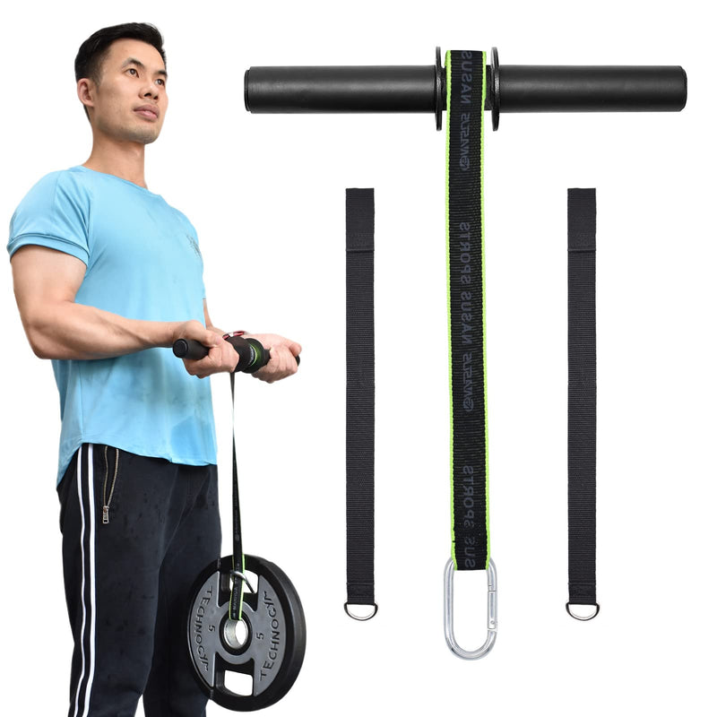 XonyiCos Forearm Wrist Roller Fitness Blaster, Arm Exerciser Wrist Trainer, Forearm Muscle Strength Workouts Tools, Weight Bearing Rope Roller Equipment with Non Slip Cushion, Rope for Dumbbells - BeesActive Australia