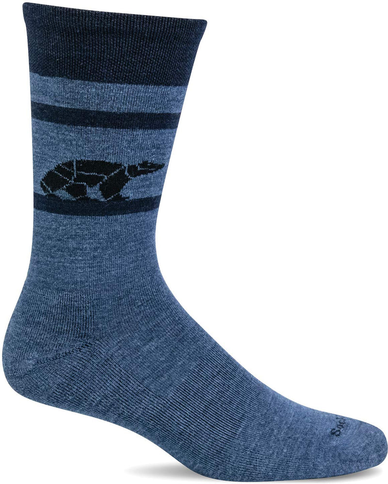 Sockwell Men's Ursa Crew Sock Large-X-Large Denim - BeesActive Australia