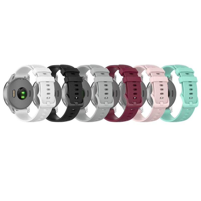 Chofit 6 Pack Compatible with DoSmarter T30 and X18 Fitness Watch, Soft Silicone Strap Replacement Band for DoSmarter T30 and X18 Fitness Watch - BeesActive Australia