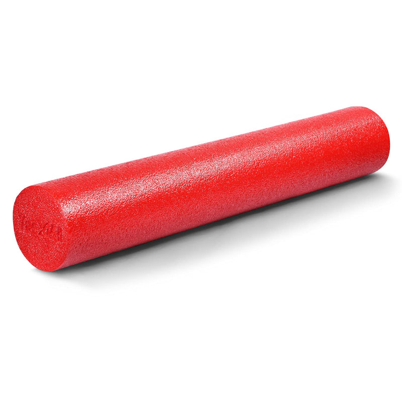 Yes4All Premium Medium Density Round PE Foam Roller for Physical Therapy Red 24-inch - BeesActive Australia