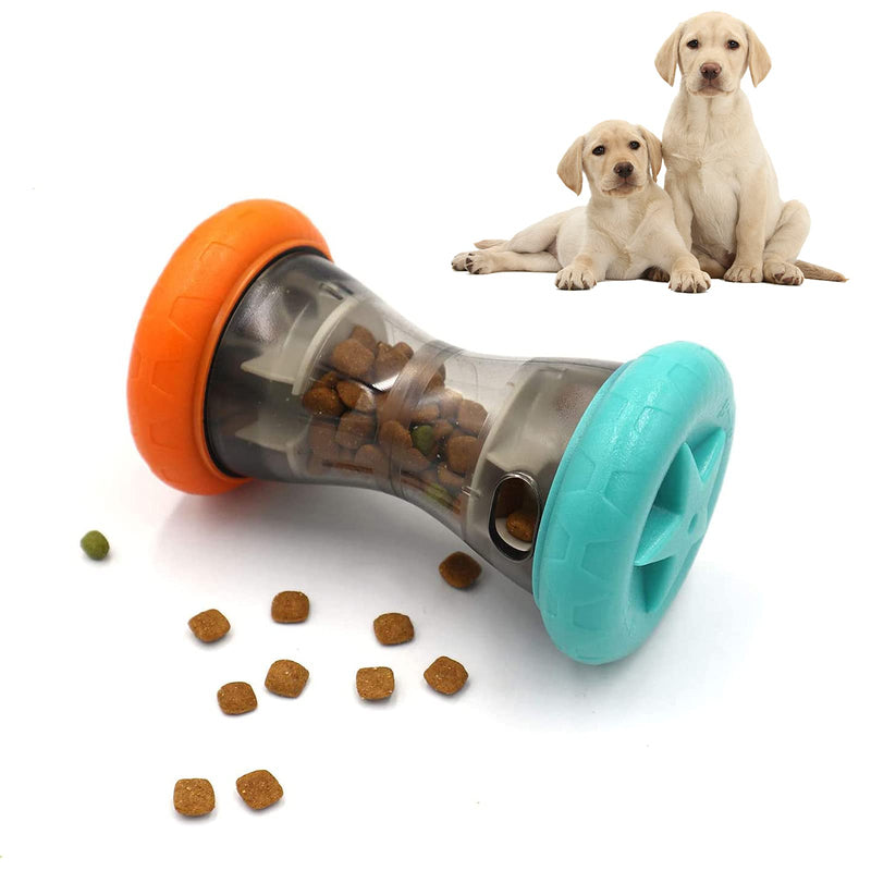 Treat Dispensing Puzzle Toys for Small Dogs,Interactive Chase Toys,Slow Feeder,Perfect Alternative to Slow Feeder Dog Bowls to Improves Pets Digestion,Barbell-Shaped Dog Toys - BeesActive Australia