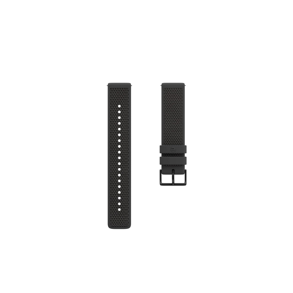 Polar Wristbands - 22mm and 20mm Watch Straps Woven / Silicon Medium Gray Textile - BeesActive Australia