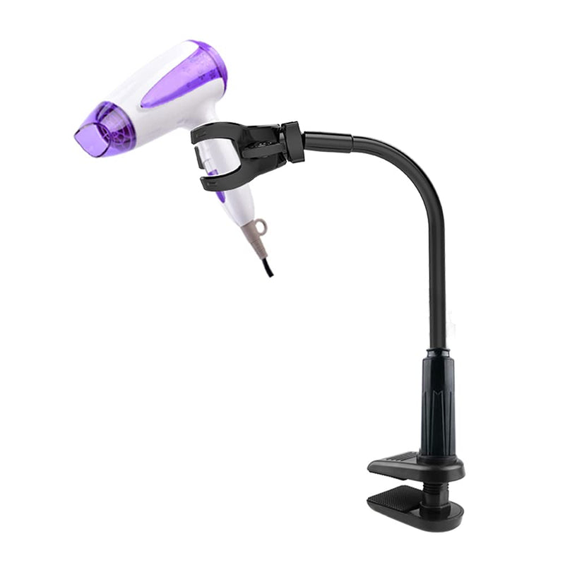 FOUUA Dog Hair Dryer Stand, Pet Grooming Table Hair Dryer Holder, Hands Free Blow Dryer Holder, 360 Degrees Rotatable Lazy Hair Dryer Stand with Adjustable Clamp Mount for Dog Cat Grooming - BeesActive Australia