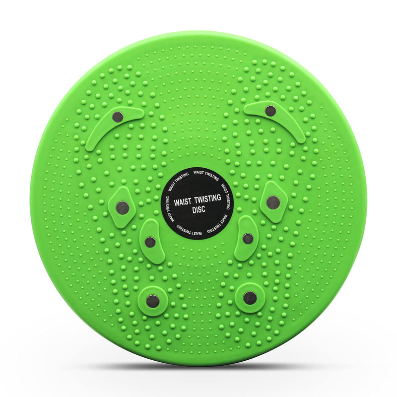 Ab Twister Board, Core Twist Board for Exercise 9.8 in Waist Twisting Disc with 8 Magnets for Stomach & Abdominal Exercise Equipment Green - BeesActive Australia