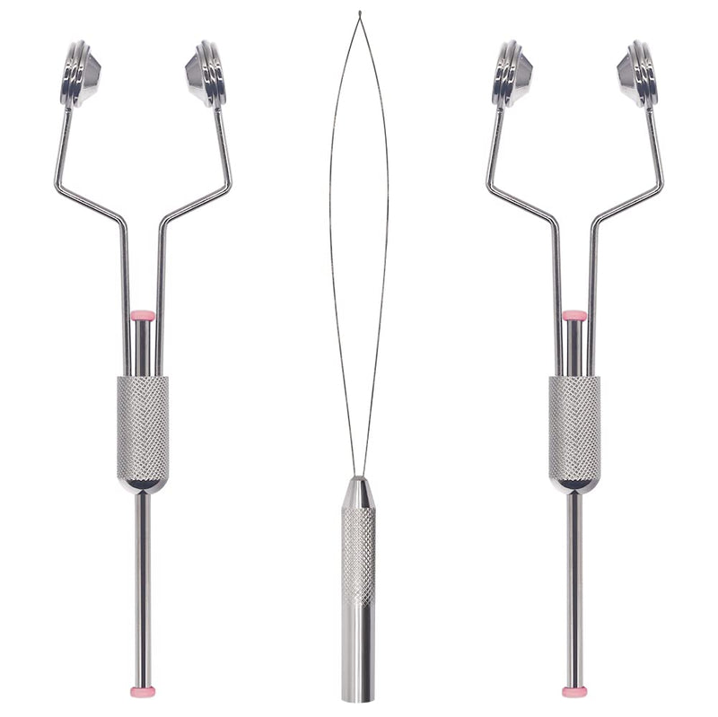 XFISHMAN Fly-Tying-Bobbin-Holder 2 Pack Fly Fishing Ceramic Bobbin with Bobbin Threader Holder Fly Tying Tools Set Ceramic Bobbin 2 Pack & 1 Bobbin Threader - BeesActive Australia