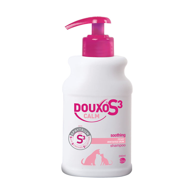 Douxo S3 Calm Shampoo 6.7 oz (200 mL) - For Dogs and Cats with Allergic, Itchy Skin - BeesActive Australia