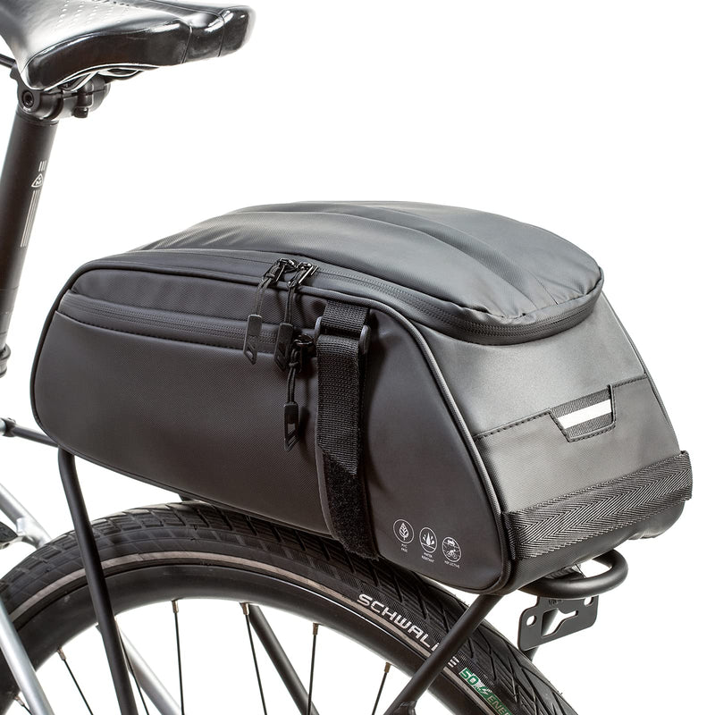 ZIMFANQI Bike Reflective Rack Bag,8L Waterproof Bicycle Trunk Pannier Rear Seat Bag,Cycling Bike Carrier Chest Bag,Storage Luggage Pouch Bike Shoulder Bag - BeesActive Australia