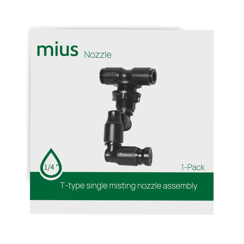 mius Misting Nozzles for Reptile Misting System for Terrarium Paludarium Vivarium Herbs, 1/4'', 1-Pack - BeesActive Australia