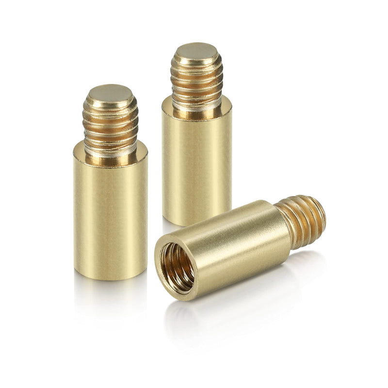 kwmobile 0.05oz Dart Weights - Set of 3X Brass 1.5 Gram Weights for Darts with 2BA Threads Dart Accessories - Gold - BeesActive Australia
