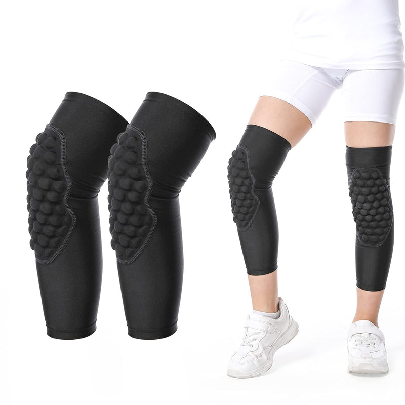 Crash Pad Youth Children Basketball Knee Sleeves, Elbow Pads, Anti-Collision Long-Legged Knee Pads, Volleyball Football Bicycle Wrestling Protective Gear, Boys, Girls, 4-12Years, Joint Protection, Elbow Sleeves (Knee sleeve, YL) Knee sleeve - BeesActive Australia