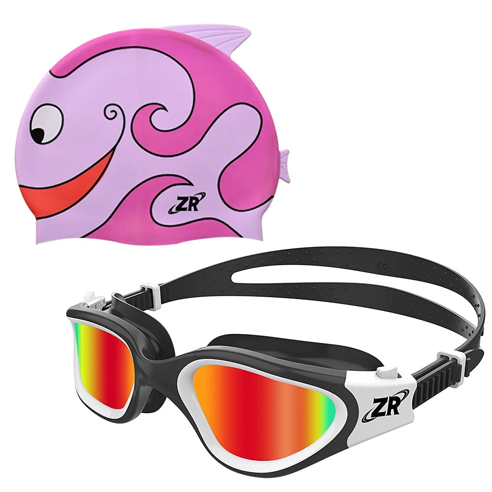ZIONOR G1MINI Kids Polarized Swim Goggles with Kids Swim Cap - BeesActive Australia