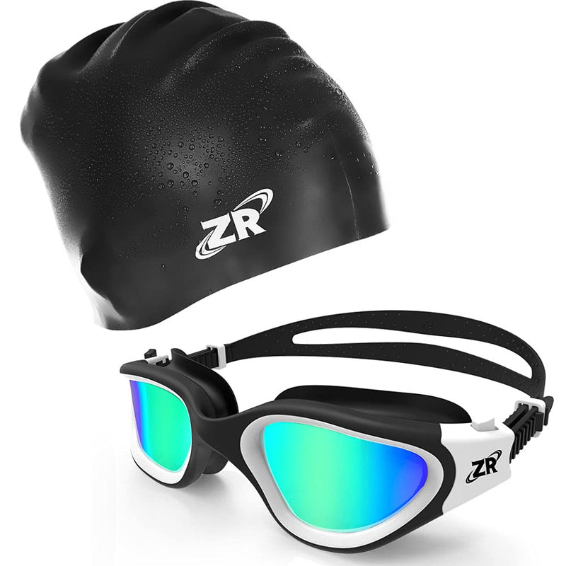 ZIONOR G1 Polarized Swim Goggles with C3 Swim Cap for Short hair - BeesActive Australia