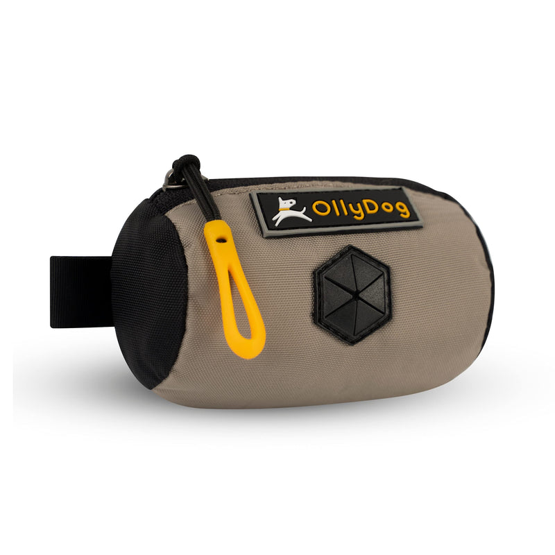 OllyDog Scoop Pick Up, Dog Poop Bag Holder, Dog Poop Bag Dispenser with Leash Attachment, Water Resistant Dog Bag Holder, Dog Accessories, Fits Standard Roll of Doggie Poop Bags Champagne - BeesActive Australia