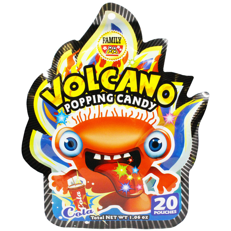 Volcano Cola Flavor Popping Candy (1 x 1.06 oz Bag) - BeesActive Australia