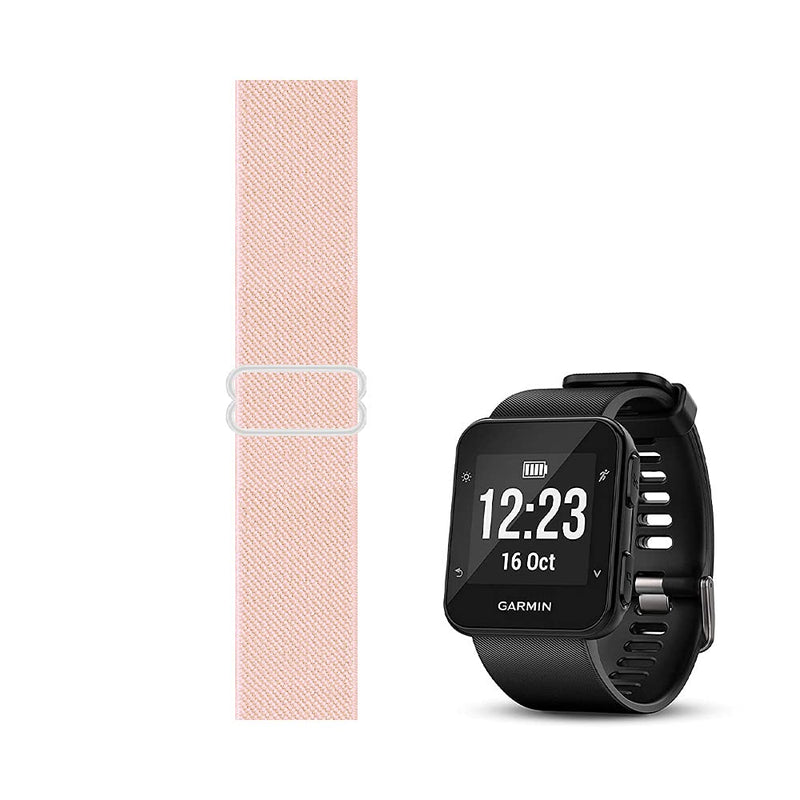 C2D JOY Stretchy Loop Nylon Strap Compatible with Garmin forerunner 35/30 Approach S10 Bands Replacement Accessory One Size (Fits 5.1"-8.3" wrists) Pink - BeesActive Australia