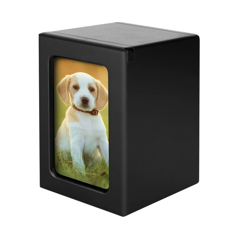 NEWDREAM: Dog Urns for Ashes, pet Urns, Box for Dog Ashes, Pet Ashes Photo Box,Ash Box for Dogs, Wood Keepsake Memorial Urns Black S - BeesActive Australia