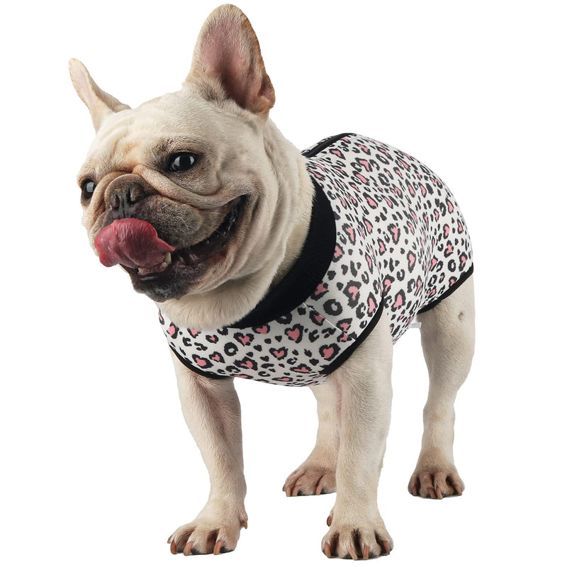 Due Felice Recovery Suit for Female Male Dogs Surgical Onesie After Surgery Wear Pet Cone E-Collar Alternative X-Large Leopard - BeesActive Australia