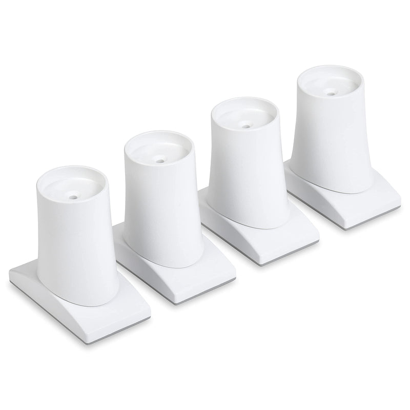 Wall Nanny Extender - 6 Inch Baby Gate Extension Kit (Made in USA) Extends Pressure Mounted Gates + Protects Walls + Stabilizes Gate - for Child, Pet & Dog Gates - Works on Stairs - Protector (4 Pack) White - BeesActive Australia