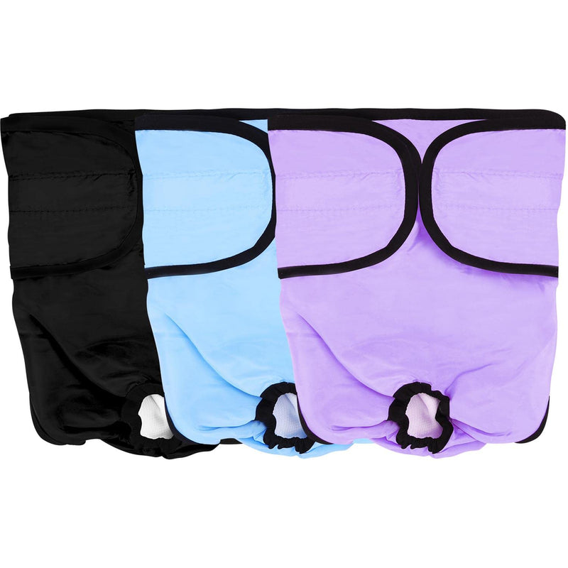 Nobleza Dog Diapers Female, 3 Pack Super Absorbent Reusable Doggy Diaper for Heat, Period, Incontinence, Menstrual Issues, Durable Adjustable Puppy Diapers for Small Medium and Large Dogs Large (19"-27" Waist) - BeesActive Australia